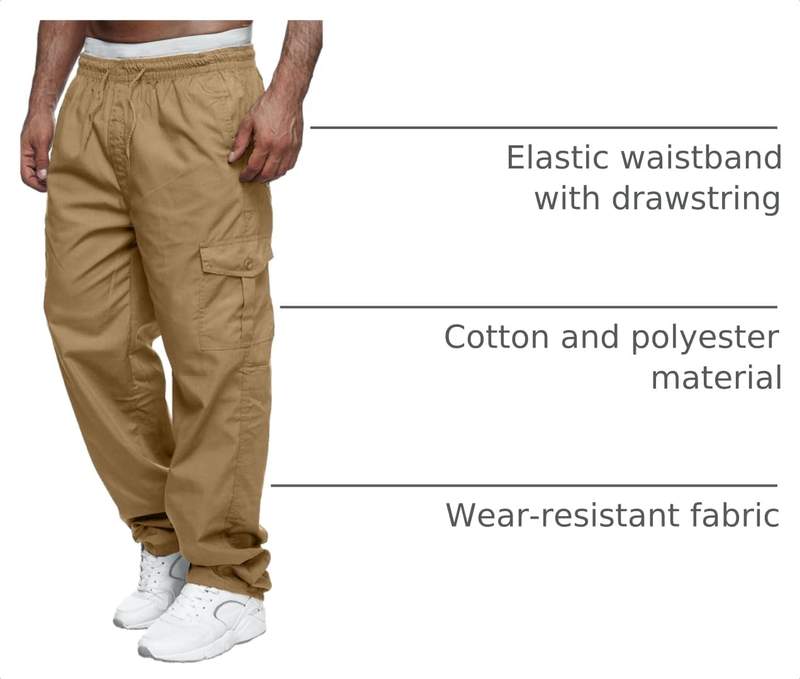 Men’s Stretch Twill Cargo Jogger Pants