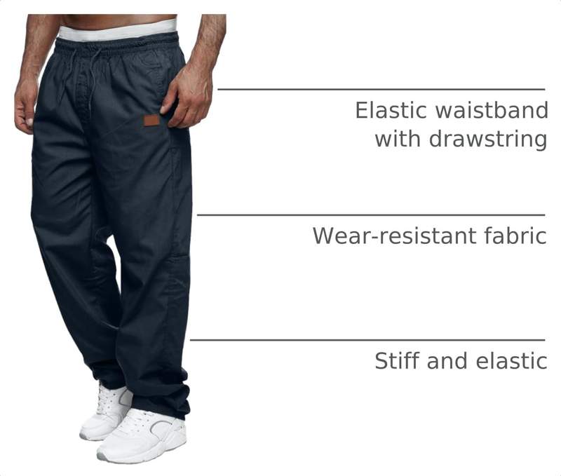 Men’s Casual Jogger Pants Relaxed Fit Cargo Pants