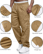 Men’s Stretch Twill Cargo Jogger Pants